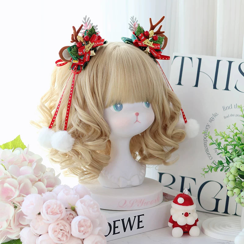 Christmas Light-Up Lolita Headwear & Accessory Options — Christmas Light-Up Hair Clip K
