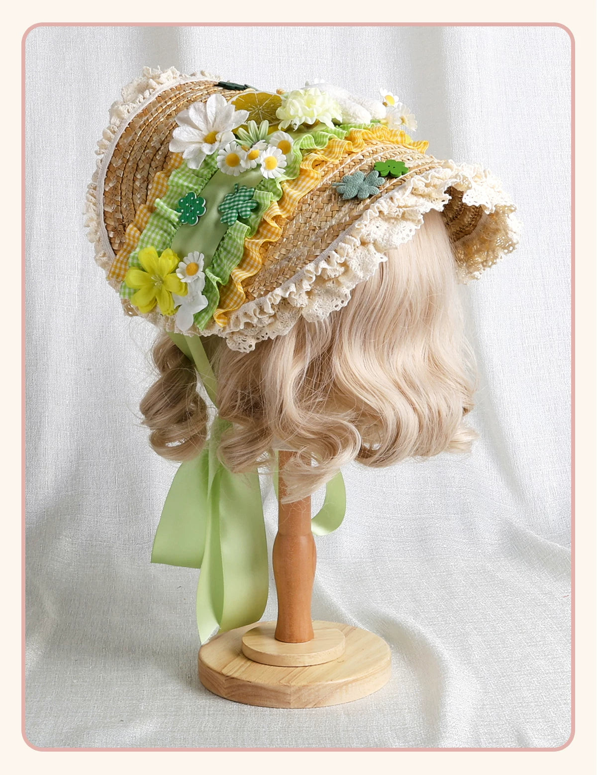 Stardust Rose - Pastoral Spring - Headwear with lace trim