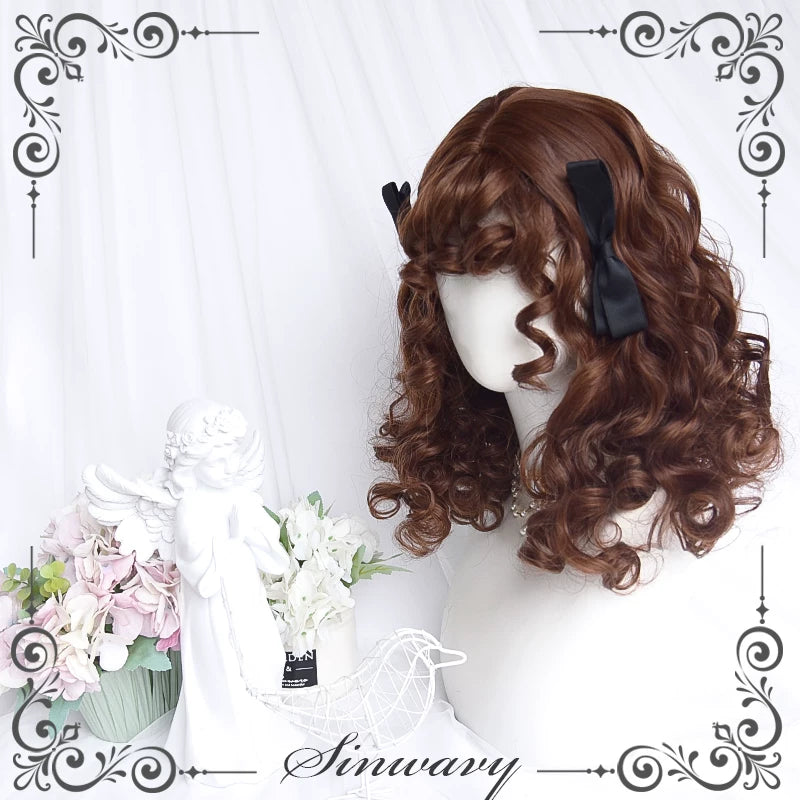 Sinwavy Cheese Bear caramel short curly wig - view 4