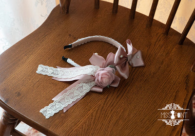 Elegant Lolita Head Accessory pink KC