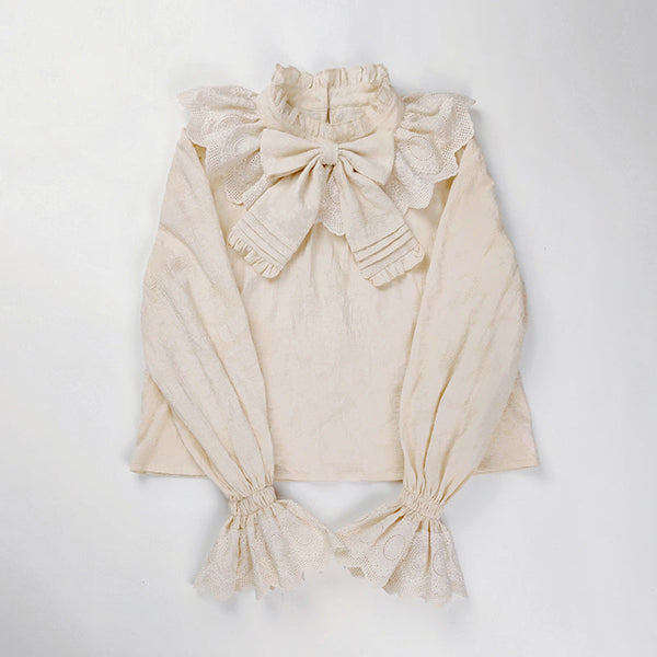 Sakurada Fawn - Plus Size Lolita Cotton Blouse - Innerwear