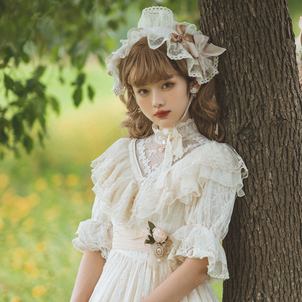 Miss Point - Woody Rose - Pure Color Lolita OP