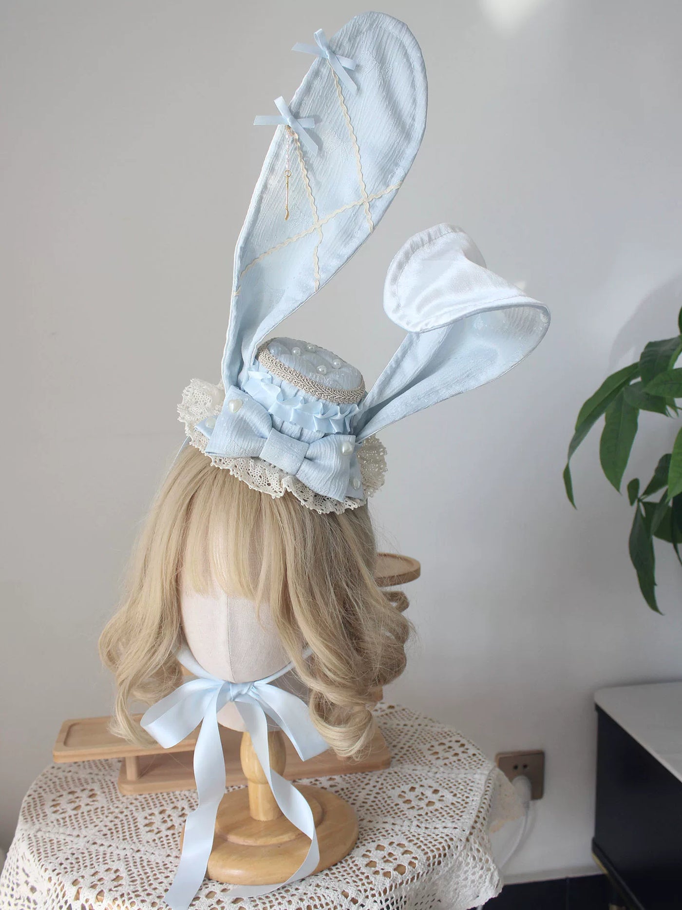Deer Girl Handmade - Brulee Rabbit - Rabbit-Ear Headwear with Shapeable Ears