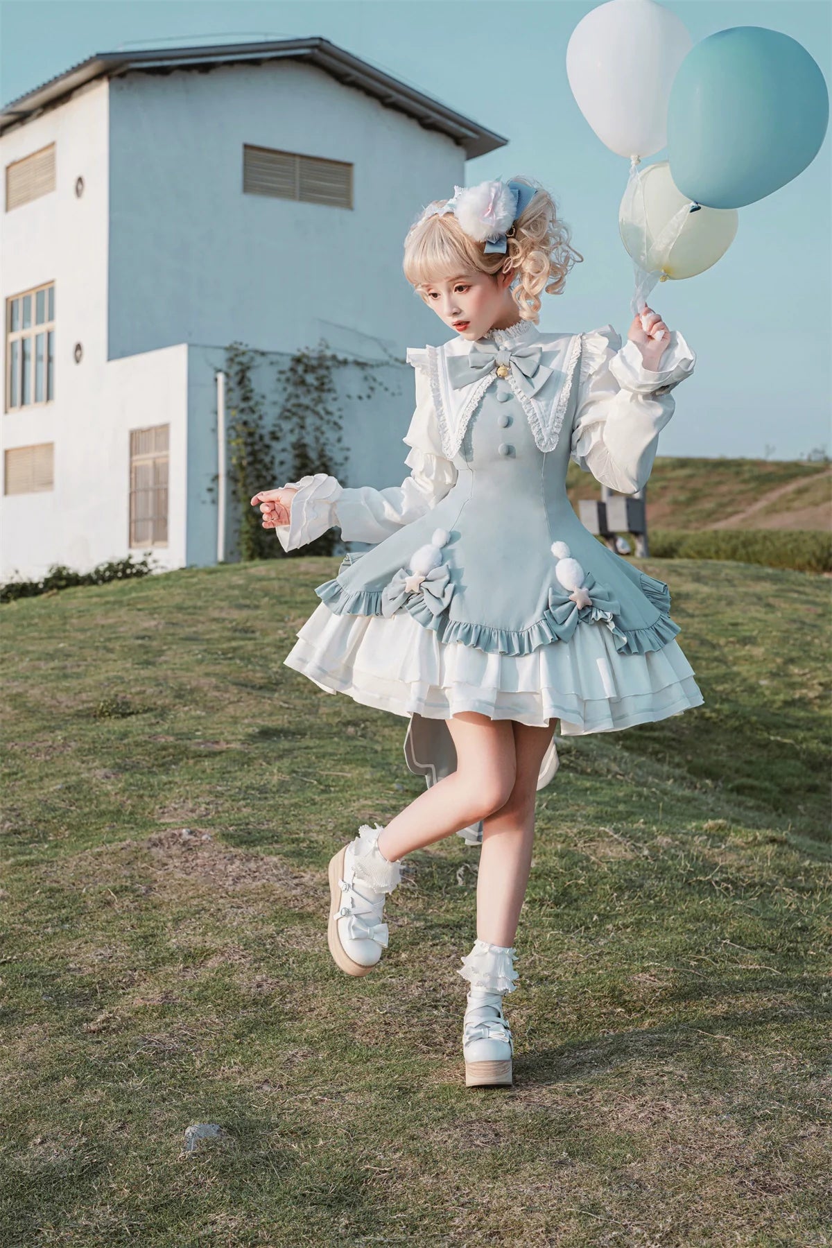 Your Princess - Magic Girl - Sweet Lolita Long Sleeve OP Christmas