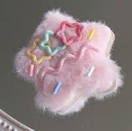 Golden Pikaka - Pastel Star Hair Accessories - Fluffy Star Hair Clip