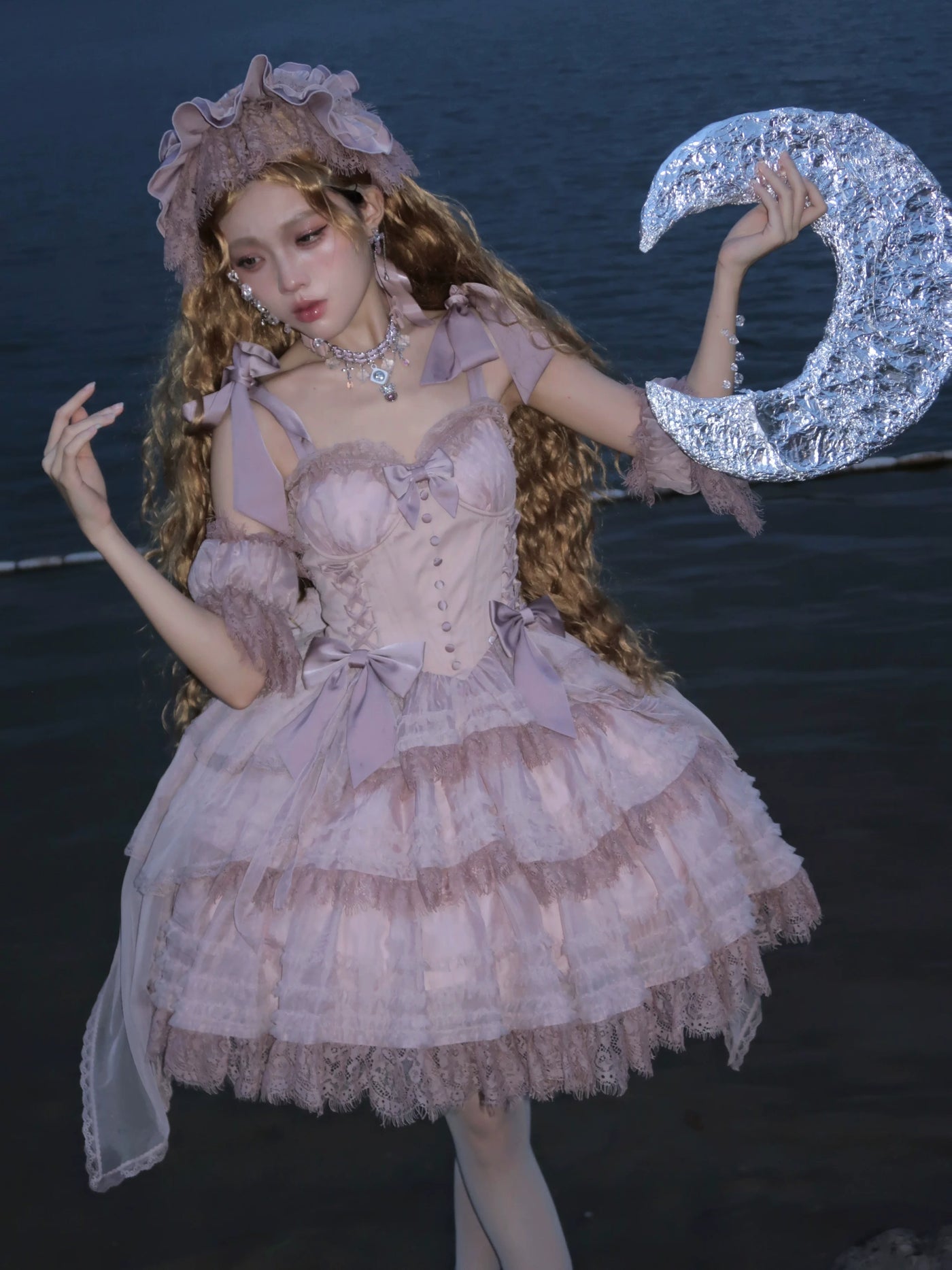 WF - Dream of Odette - Lace-Boned Ballet Skirt with Lace Detailing product image