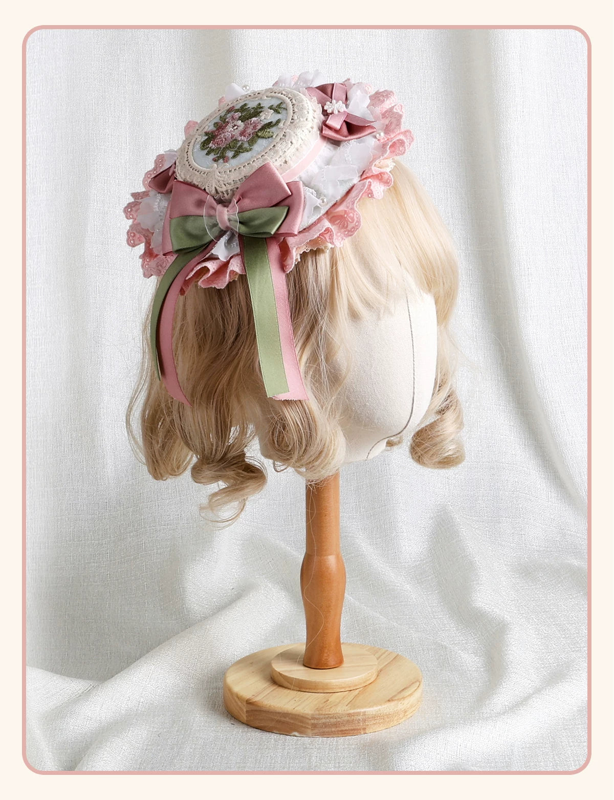 Stardust Rose - Garden Bouquet - Floral Hat and Headband Selection