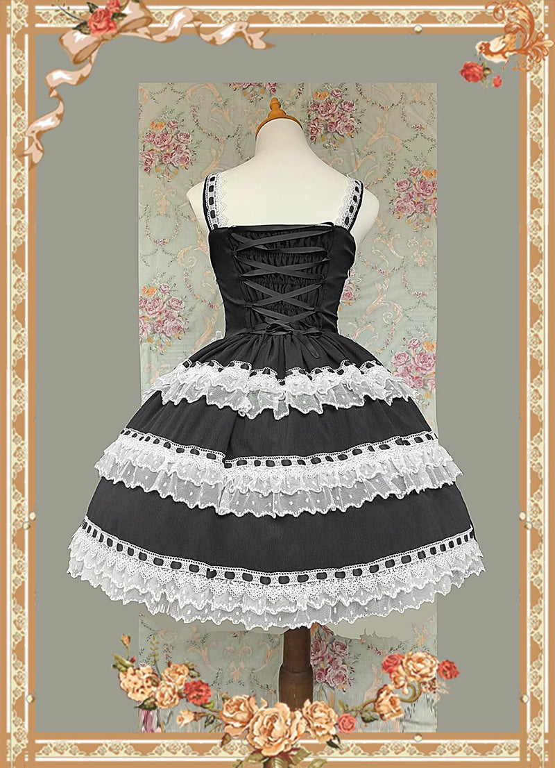 Infanta - Doll in the Mirror - Contrast Lace JSK