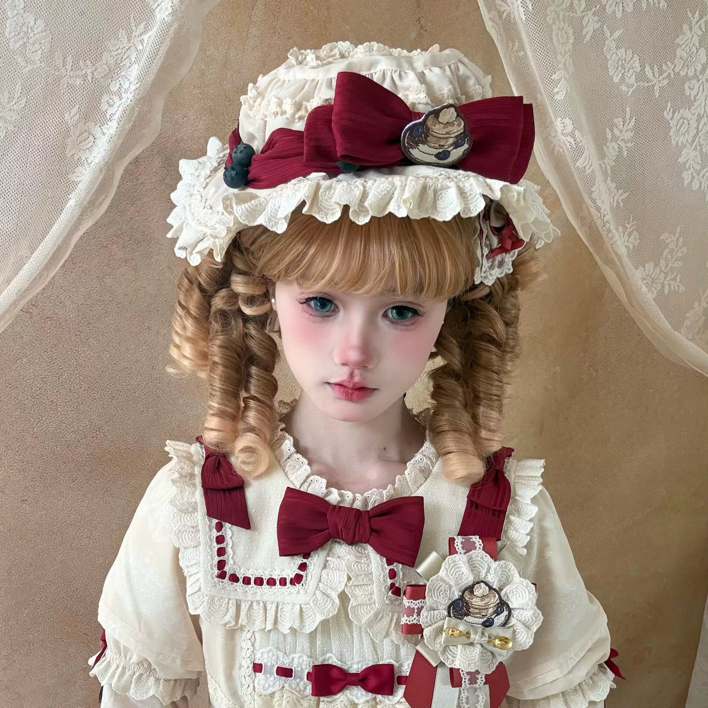 DayRabbit - Muffin Postman - Handmade Lolita Accessories Including Headwear, Brooches and Bows
