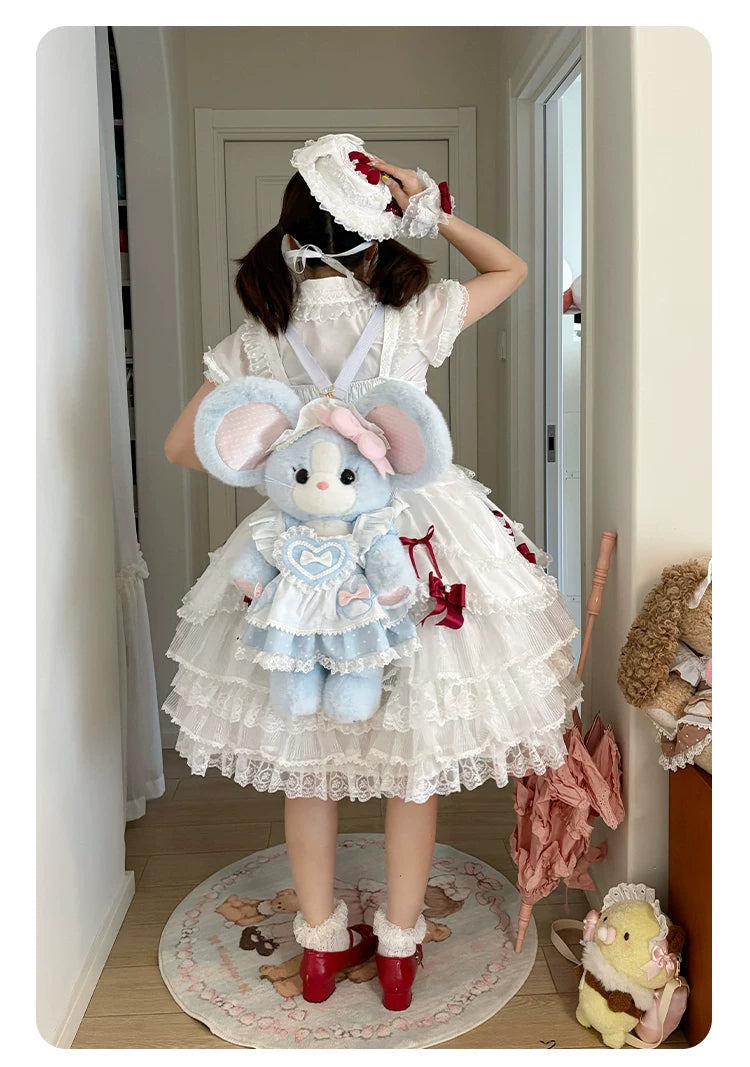 momo - 3rd Anniversary Momo - White Gold 3D Doll Backpack