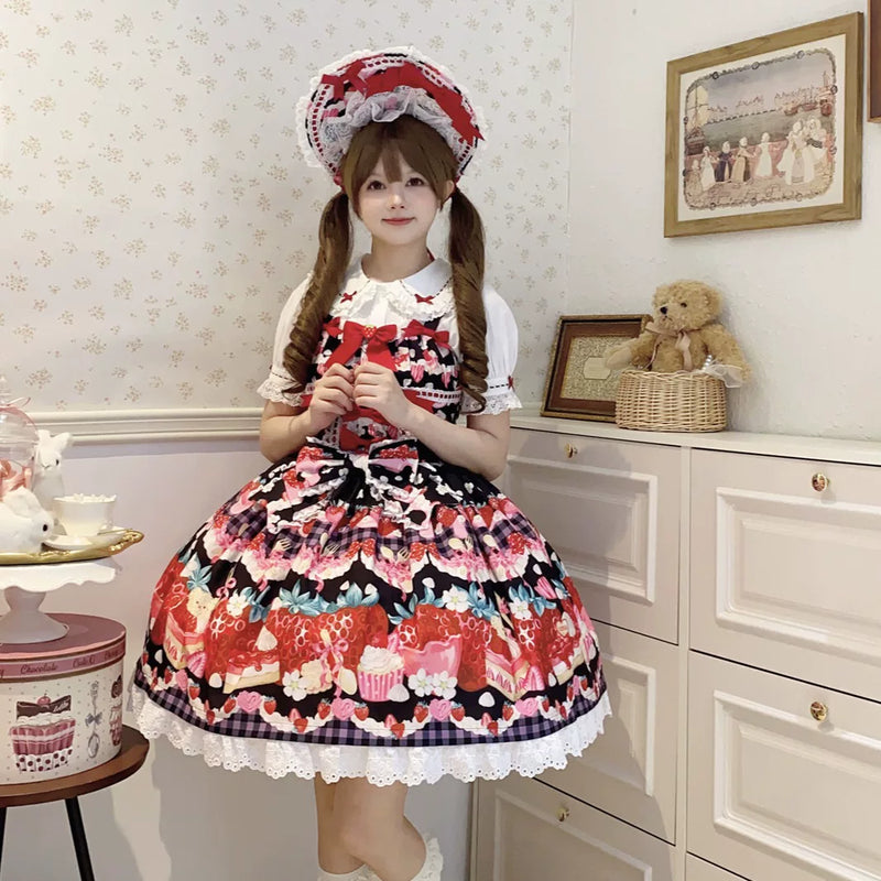 Hanguliang Sweet Berry Love JSK Dress