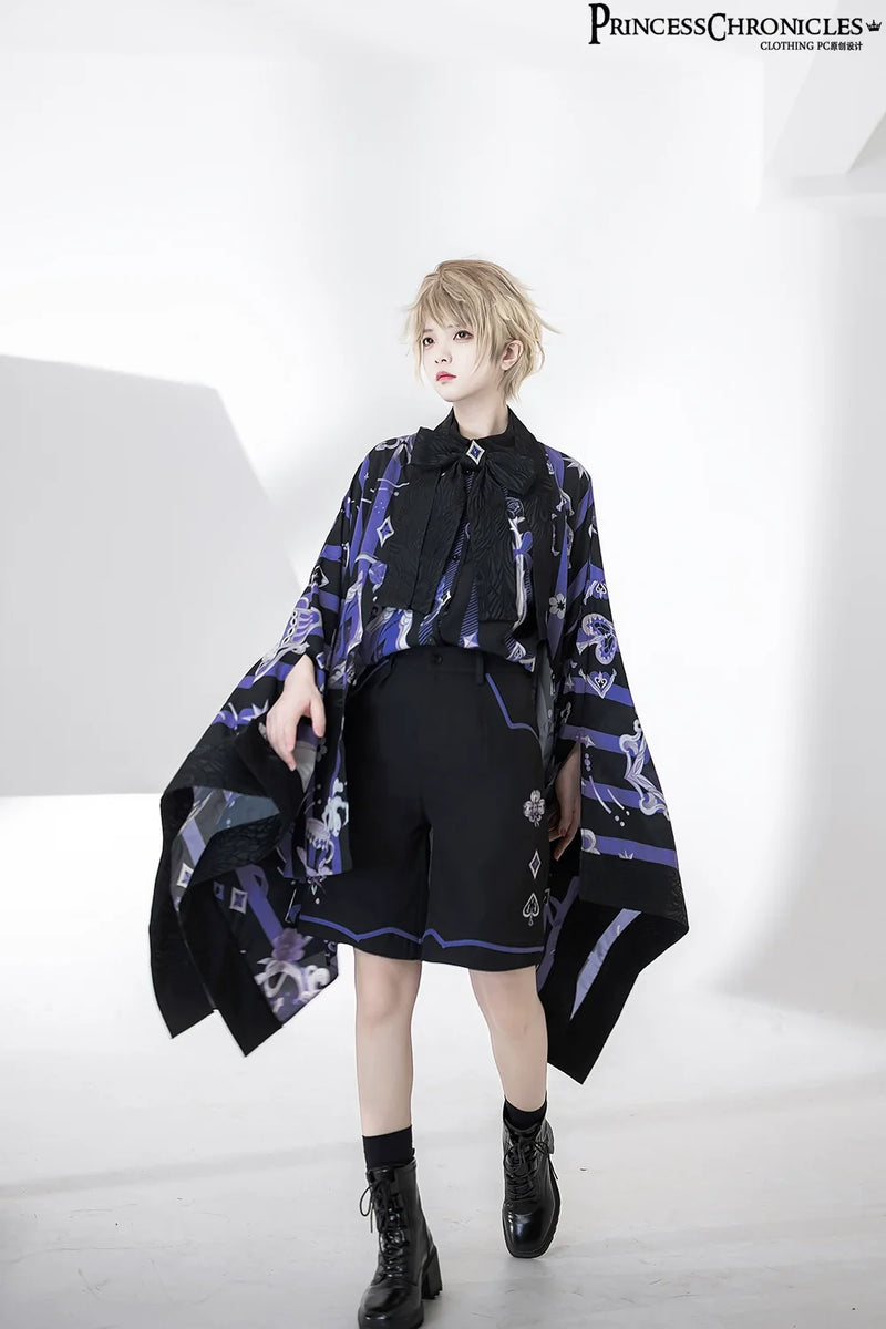 Princess Chronicles - Summer Sunscreen Loose Vintage - Printed Haori Outerwear Innerwear