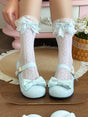 Blue polka dots / One Size
