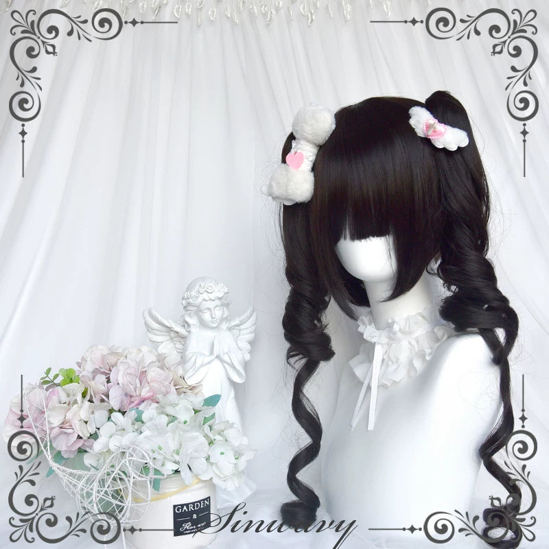 Sinwavy natural black double ponytail wig - view 3
