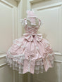 Pink JSK camisole dress + back bow / S