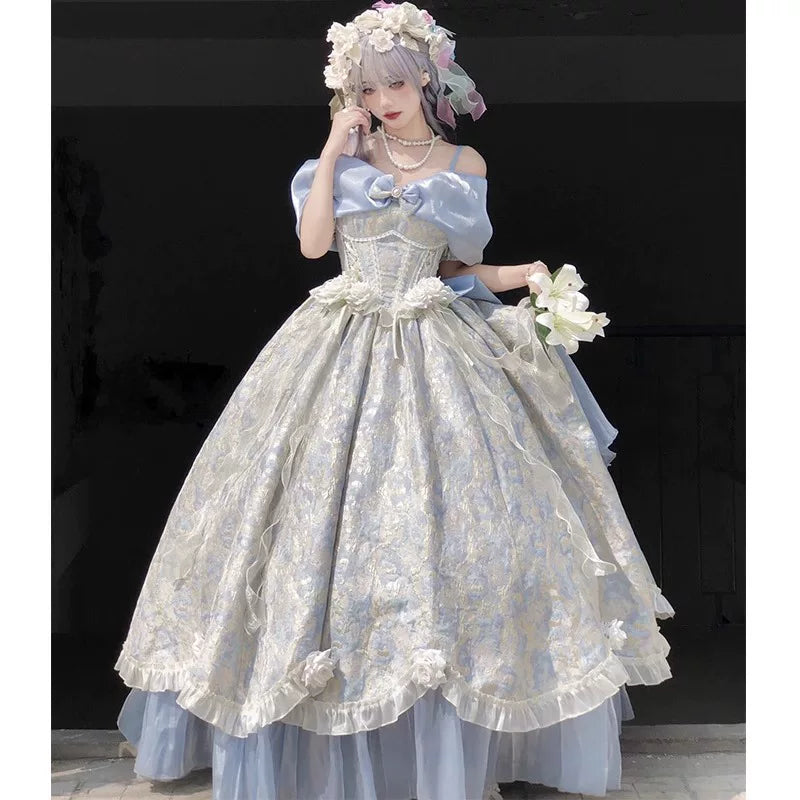Flora Muse - Romanesque Garden Lolita Ballgown - Off-shoulder formal