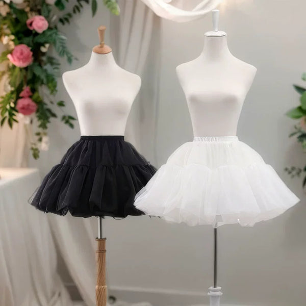 Short Hoop-Free Everyday Lolita Petticoat - 40/45 cm — additional product view