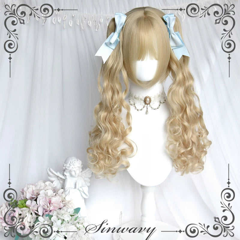 Platinum Lolita twin-tail wig - view 3