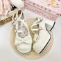 White - 5 cm Heel / 34