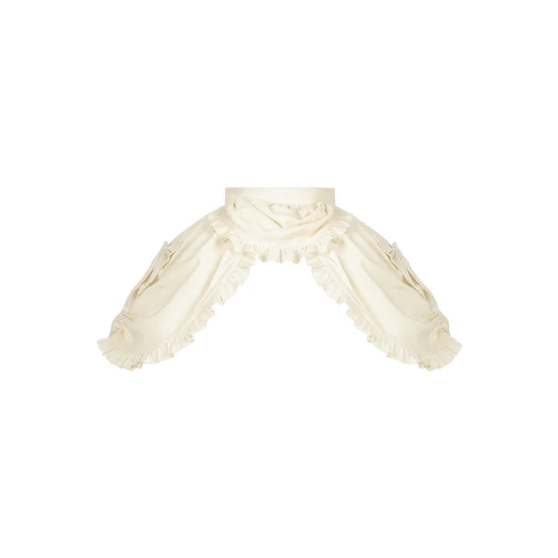 With PUJI - Doll Night - Vintage Twin Lolita OP Dress Embroidered Doll Dress detail view 9