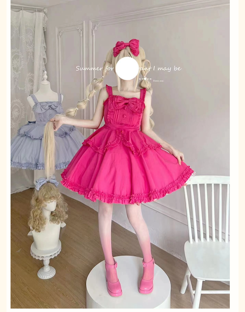 Sakurada Fawn - Plus Size Lolita JSK Dress - Multicolors JSK Dress