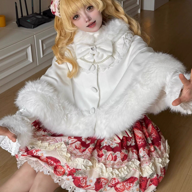 Rabbit Peach Cat-Ear Lolita Cape — additional product view