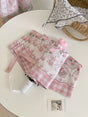 Automatic Lolita cherry blossom cat sun / rain umbrella