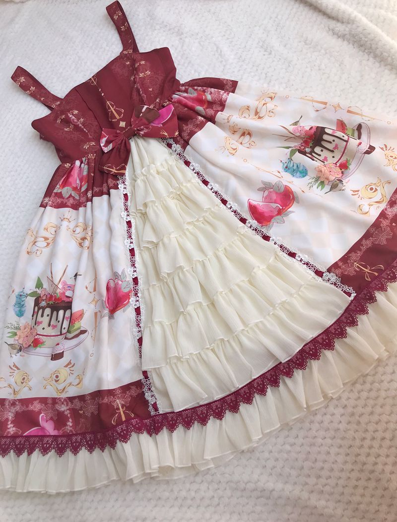 Yilia - Summer Dessert Front Opening Lolita - JSK JSK Dress