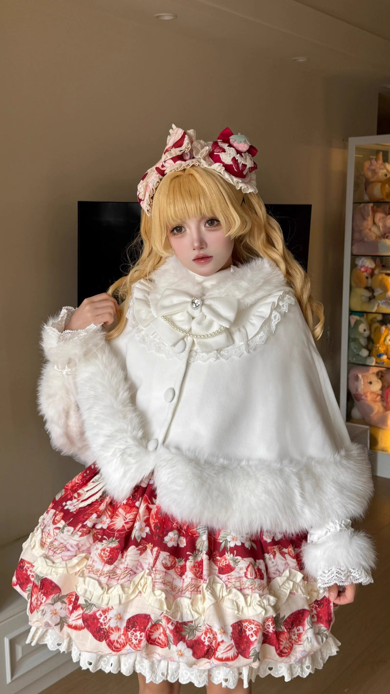 Rabbit Peach Cat-Ear Lolita Cape — additional product view