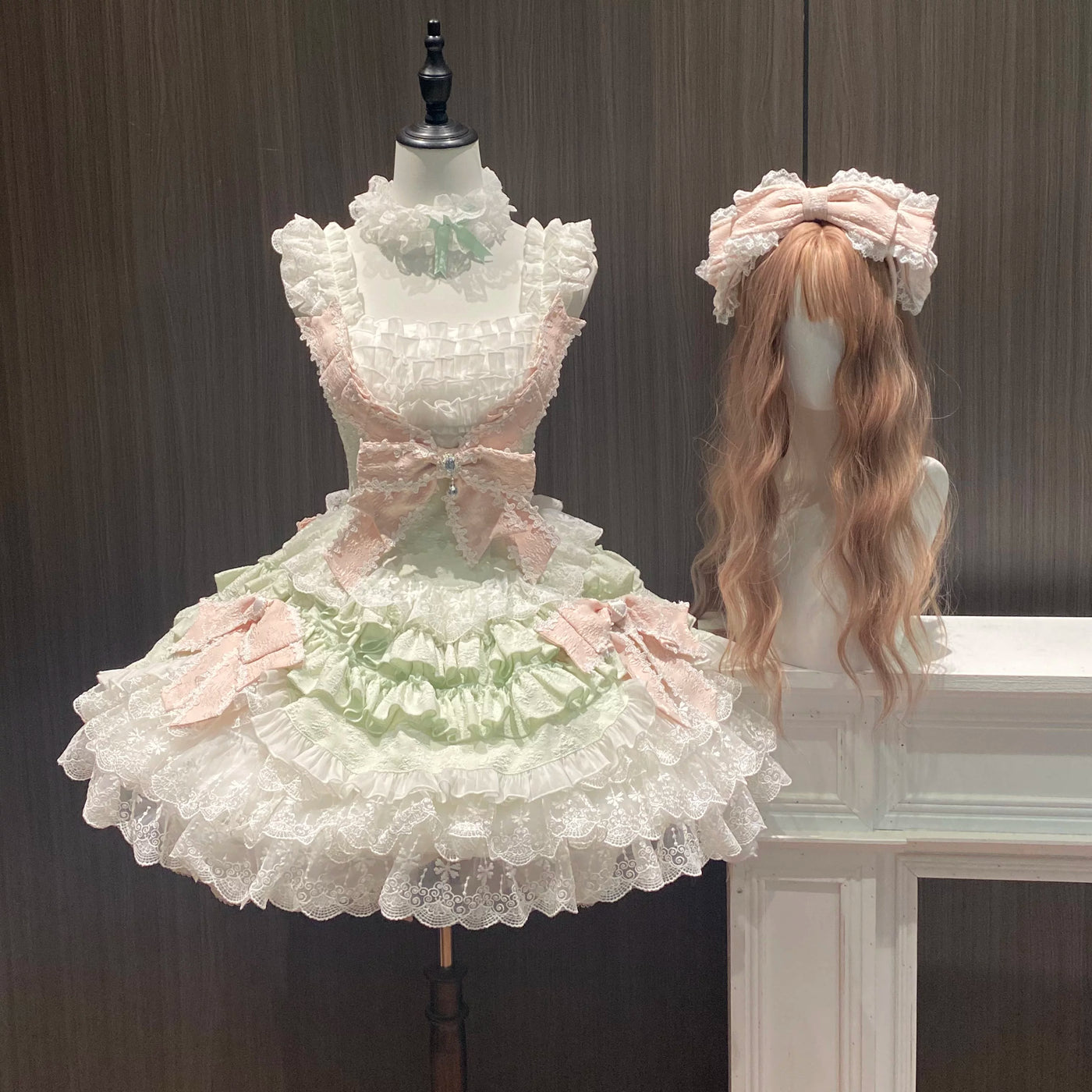 Alice - Dreamy Bouquet - Coordinating Accessory Pieces with Lace Trim