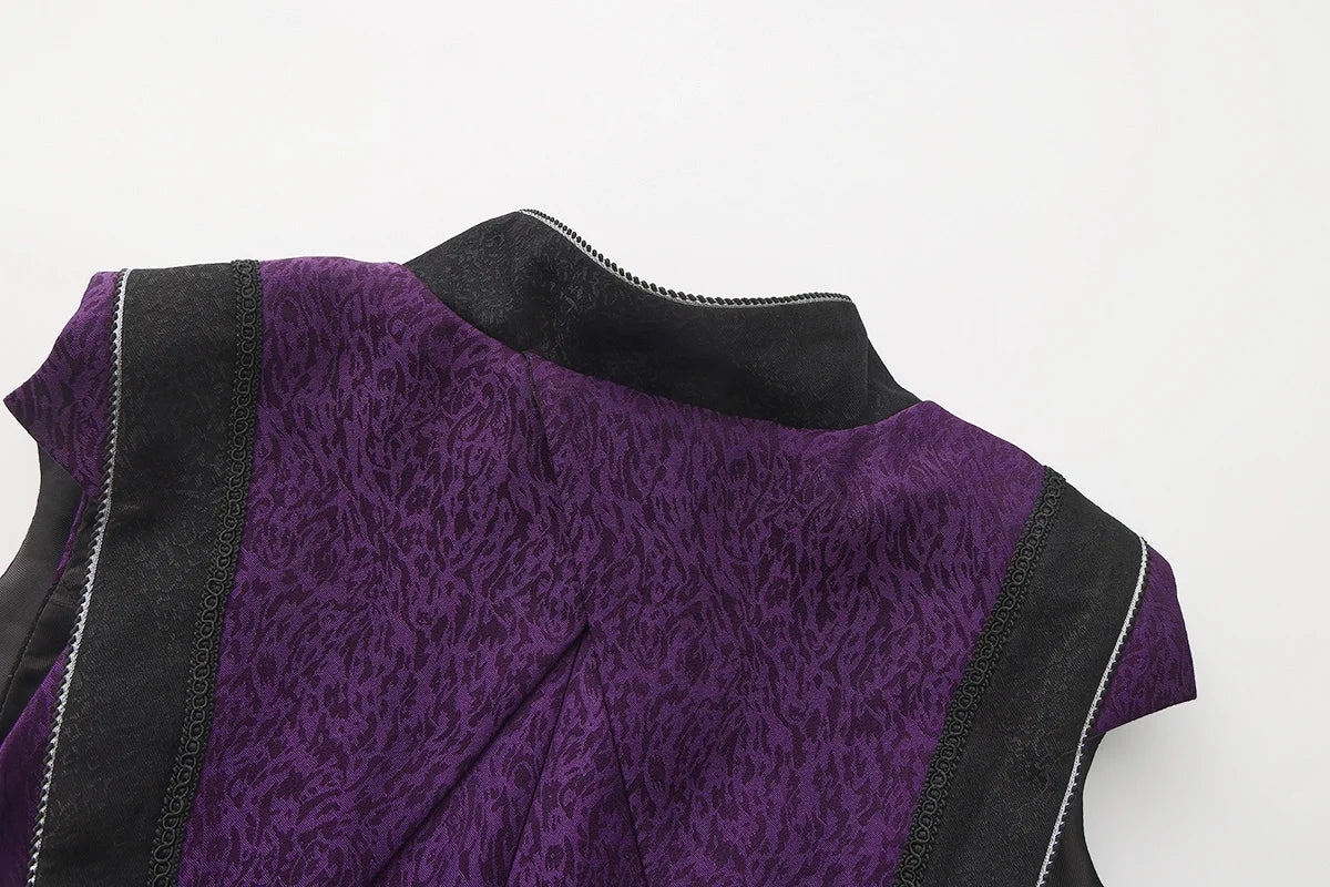 Immortal Thorn - Eternal Crimson Moon Forest - Ouji Lolita Tailcoat Vest