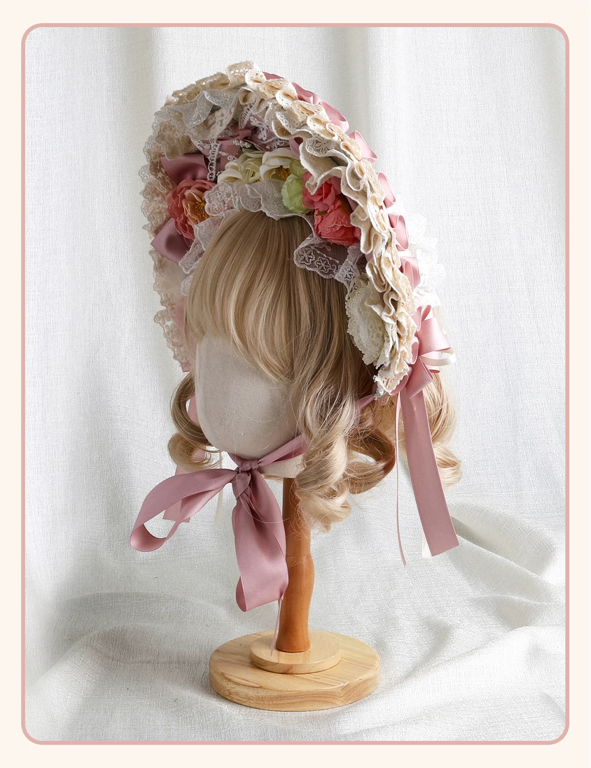 Stardust Rose - Garden Bouquet - Floral Hat and Headband Selection