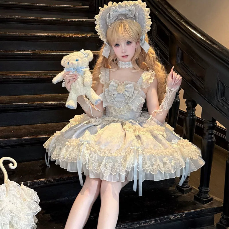 Hanguliang Flower Heart Love Ballet JSK Dress