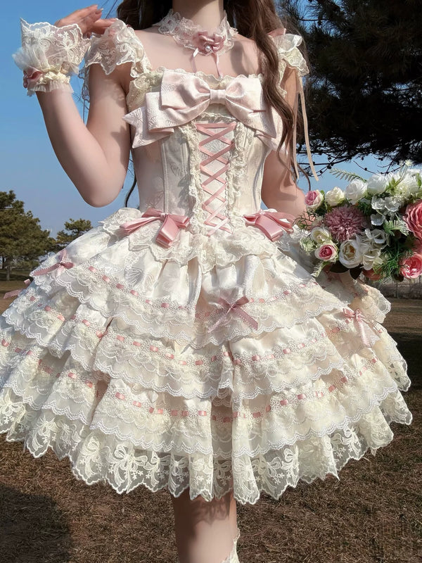 Butterfly Garden Lolita JSK Dress - main view