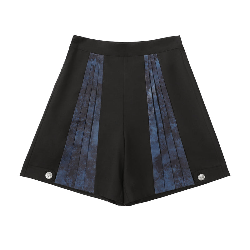 Mystique Melody - Ouji Lolita Irregular Shirt and Long Vest Set Shorts Only S
