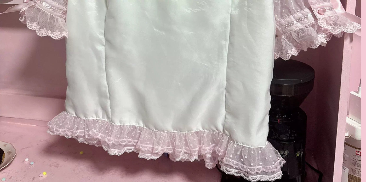 Galette Bunny - Jelly Pop - Short-Sleeve Blouse with lace ruffles