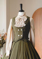 Olive Green Waistcoat / Ready Stock / L