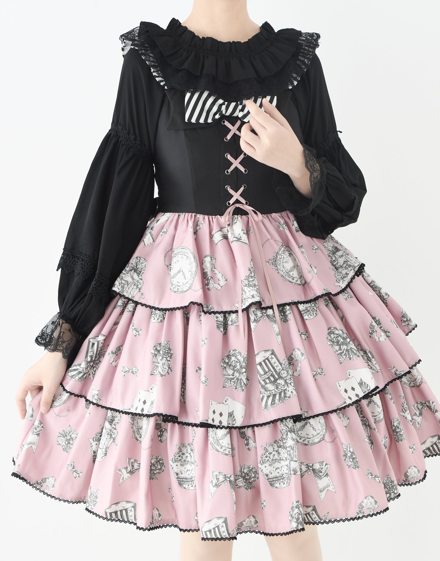 DMFS Lolita - Chiffon Off-Shoulder Classic Lolita - Blouse Innerwear