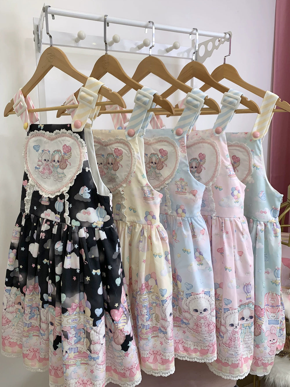 Puppy Paradise - Sweet Printed Pinafore JSK Dress