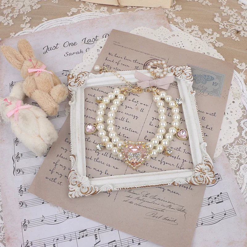Independent Brand - Pearl Bead Collection - Necklace, Bracelet or Large Bow Accessory with Pearl Variants