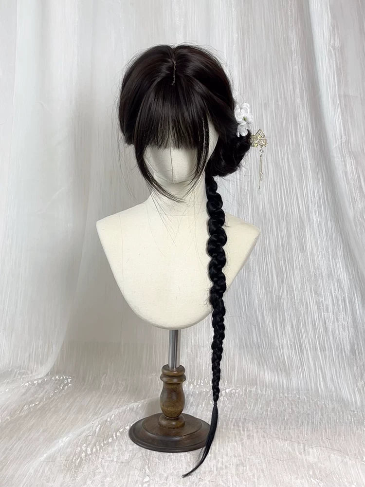Kunkun Fish New Chinese twist-braid ponytail - additional view 3