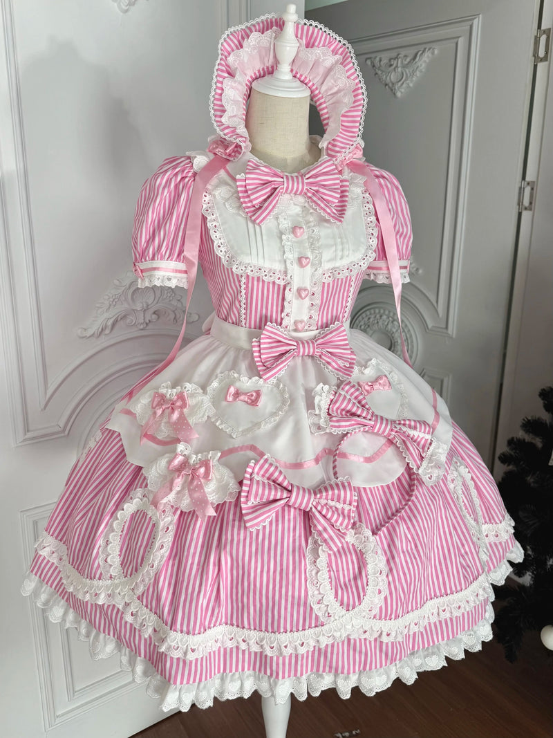 Tata Long Ear - Candy Shop Day Manager - Vintage-style Sweet Lolita
