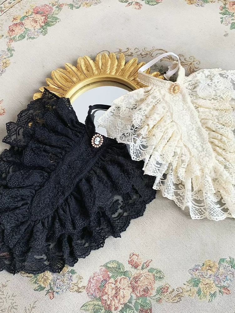 With PUJI - Carolyn - Lolita Blouse detail view 4