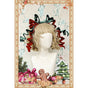 Sculpted Headpiece - Christmas Red & Green