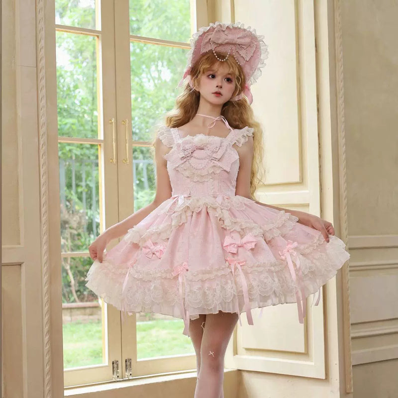 Hanguliang Flower Heart Love Ballet JSK Dress