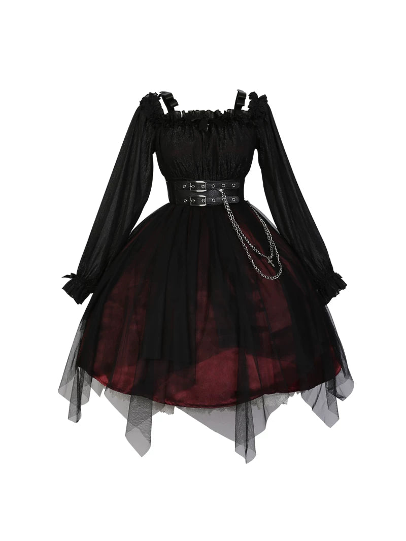 Girl Killer Dark Vintage-Inspired Lolita Dress — additional product view