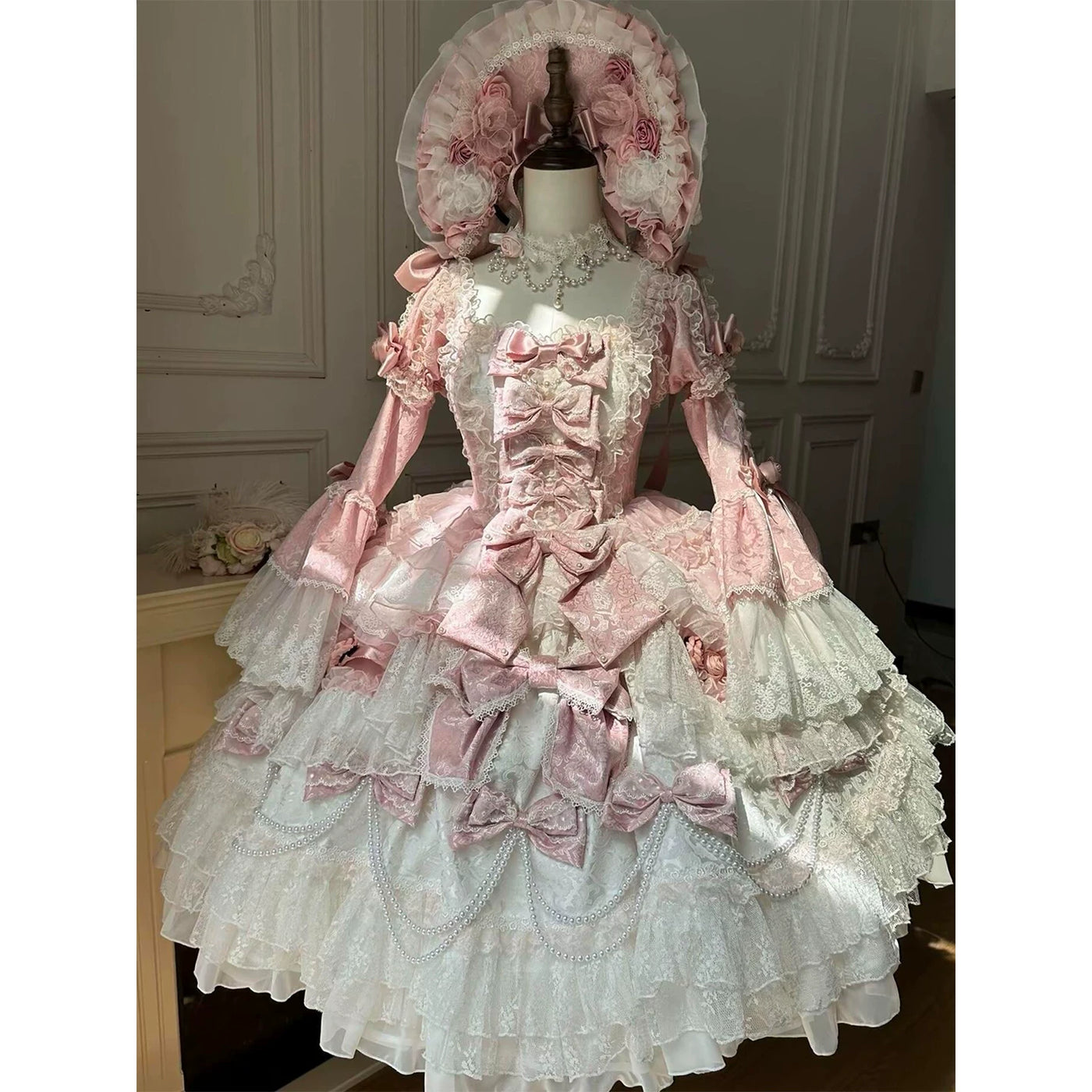 Emoji Dream - Rococo Lolita Ball Gown - Blue long-length formal