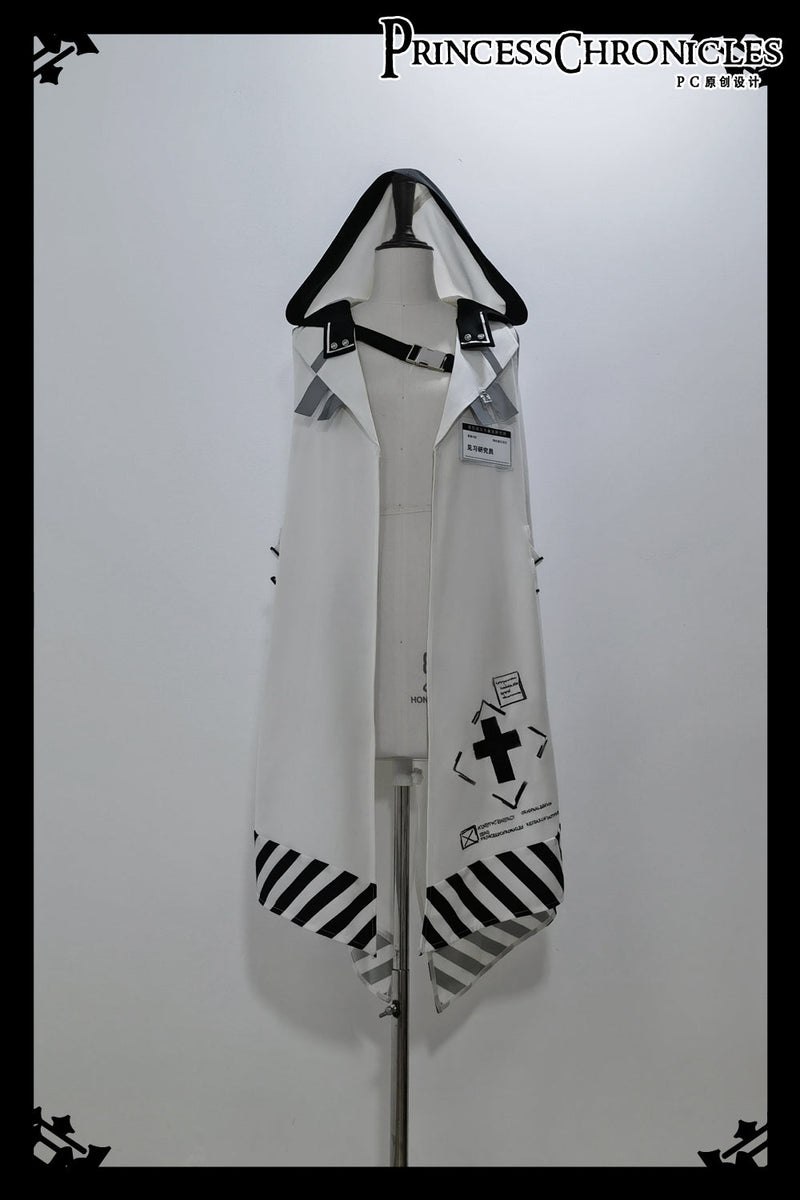 Princess Chronicles - Dry sea and Ashlar - Handsome Futuristic Style White Short Set