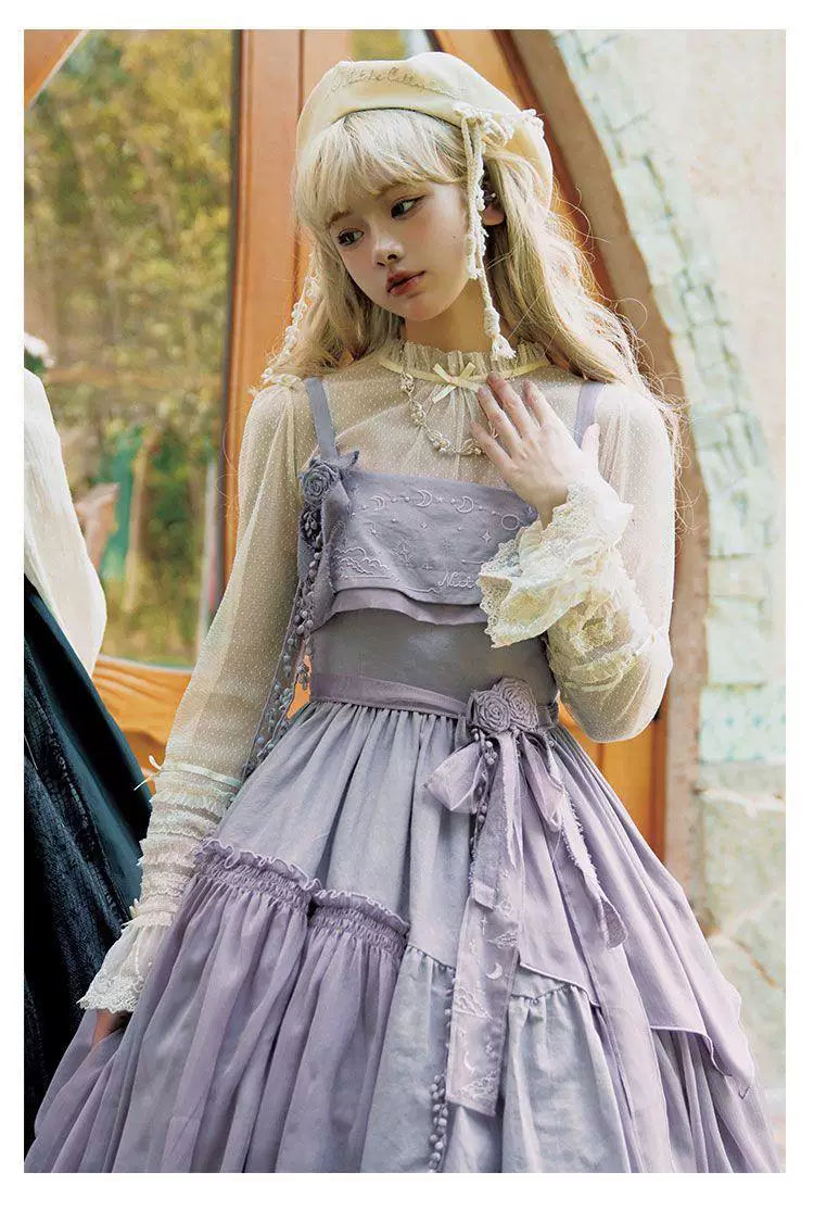Sweetheart Dream Machine - Silent Wedding - Dotted Stand-Collar Inner Layer