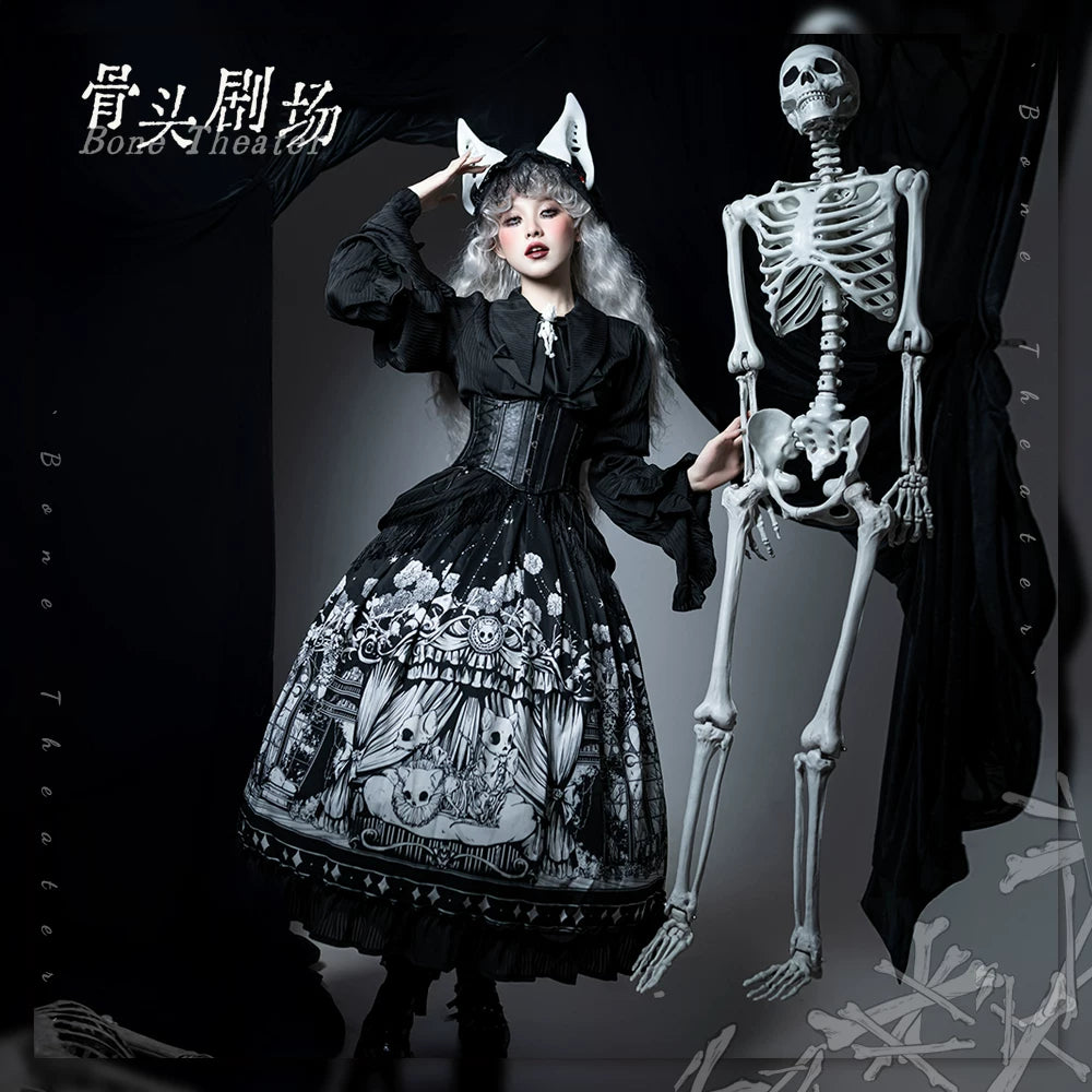 囚鸟旅店‖骨头剧场‖现货‖售完永不再贩‖暗黑哥特万圣节lolita